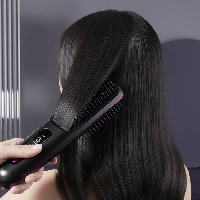 Ceramic Cordless Hair Straightener | USB Rechargeable Design for Sleek, Frizz-Free Styling Anywhere 0