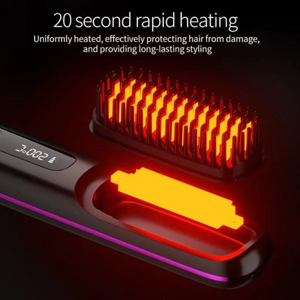 Ceramic Cordless Hair Straightener | USB Rechargeable Design for Sleek, Frizz-Free Styling Anywhere 2