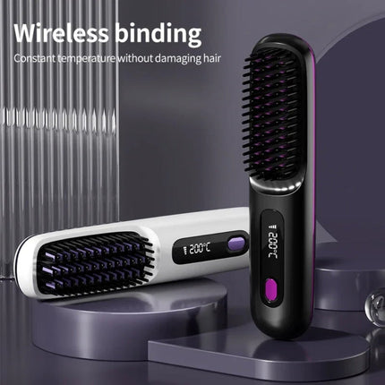 Ceramic Cordless Hair Straightener | USB Rechargeable Design for Sleek, Frizz-Free Styling Anywhere 4