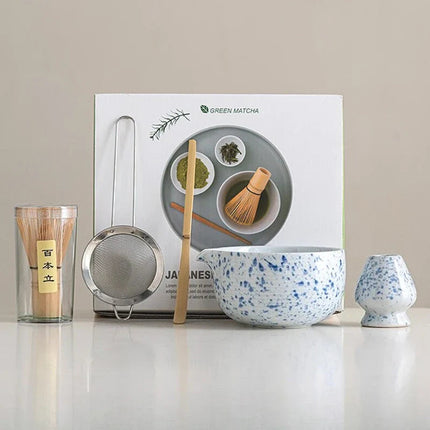 Ceramic Matcha Bowl Set | High-Quality Whisking Tool for Tea Preparation 1