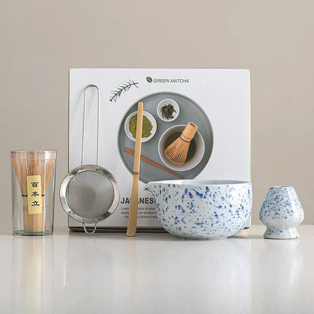 Ceramic Matcha Bowl Set | High-Quality Whisking Tool for Tea Preparation 1