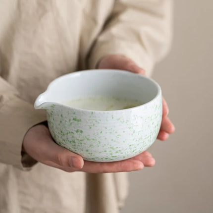 Ceramic Matcha Bowl Set | High-Quality Whisking Tool for Tea Preparation 4