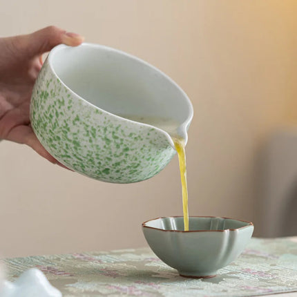 Ceramic Matcha Bowl Set | High-Quality Whisking Tool for Tea Preparation 5