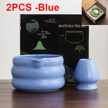 Ceramic Matcha Bowl Set with Pouring Spout | Elegant Design for Tea Ceremonies 11