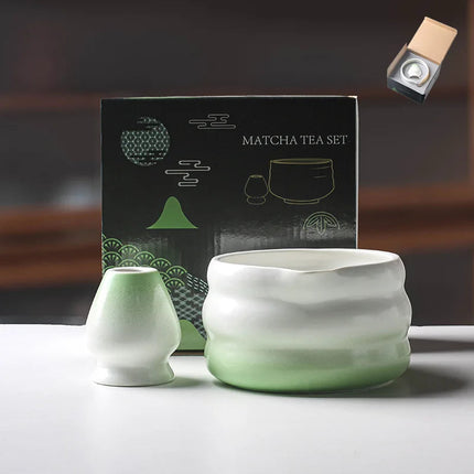 Ceramic Matcha Bowl Set with Pouring Spout | Elegant Design for Tea Ceremonies 13