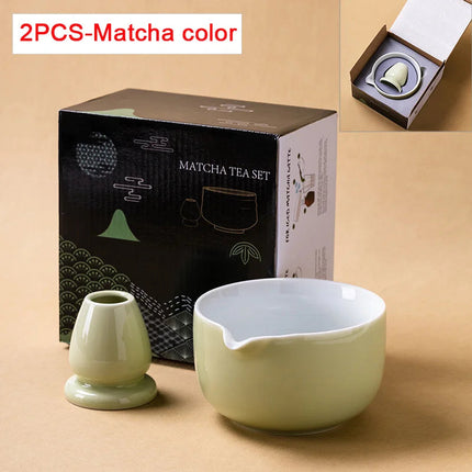 Ceramic Matcha Bowl Set with Pouring Spout | Elegant Design for Tea Ceremonies 16
