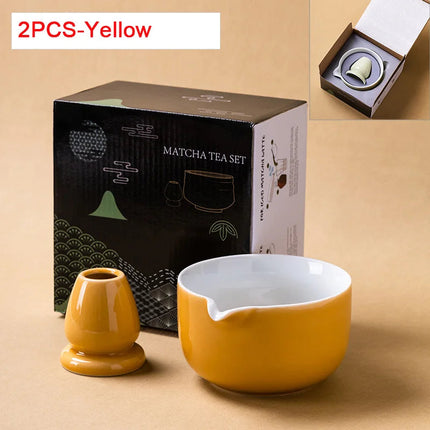 Ceramic Matcha Bowl Set with Pouring Spout | Elegant Design for Tea Ceremonies 22