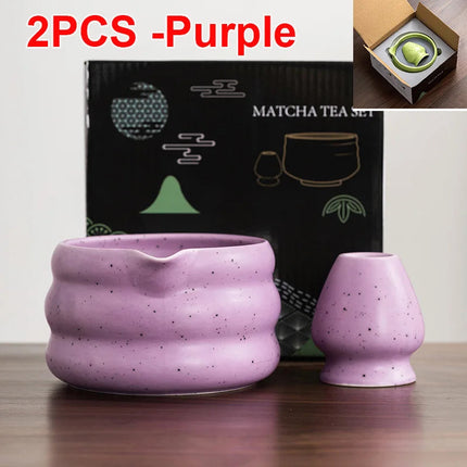 Ceramic Matcha Bowl Set with Pouring Spout | Elegant Design for Tea Ceremonies 26
