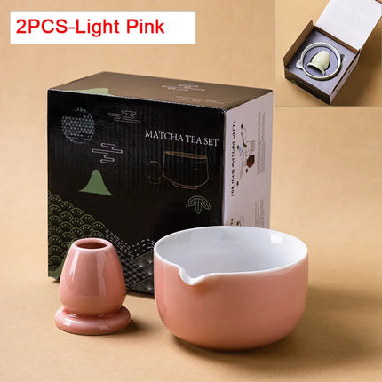 Ceramic Matcha Bowl Set with Pouring Spout | Elegant Design for Tea Ceremonies 6