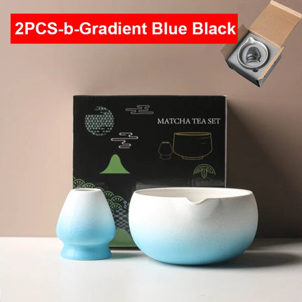 Ceramic Matcha Bowl Set with Pouring Spout | Elegant Design for Tea Ceremonies 9