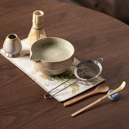 Ceramic Matcha Set | 7-Piece Traditional Tea Ceremony Kit with Vintage Design | Complete Tools for Authentic Matcha Experience 2