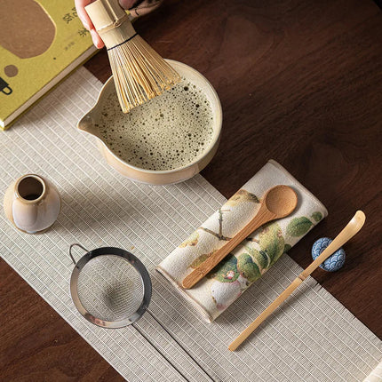 Ceramic Matcha Set | 7-Piece Traditional Tea Ceremony Kit with Vintage Design | Complete Tools for Authentic Matcha Experience 3