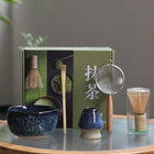 Ceramic Matcha Set | Traditional Tea Bowl with Whisk & Brush | Enhance Your Tea Ceremony Experience 0