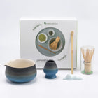 Ceramic Matcha Tea Set with Bamboo Whisk & Strainer | Traditional Japanese Tools for Authentic Tea Preparation 0