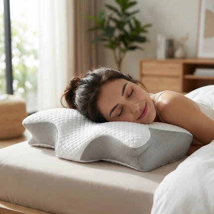 Cervical Pillow | Orthopedic Neck Support Pillow with Contoured Design | Pain Relief for Better Sleep 3