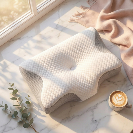 Cervical Pillow | Orthopedic Neck Support Pillow with Contoured Design | Pain Relief for Better Sleep 4