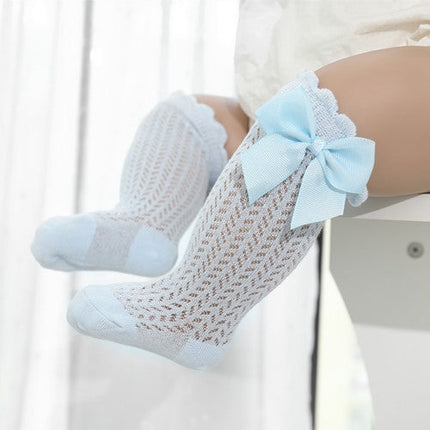 Charming Collection | Baby Socks with Large Bow Design | Soft Cotton for Stylish Comfort 2
