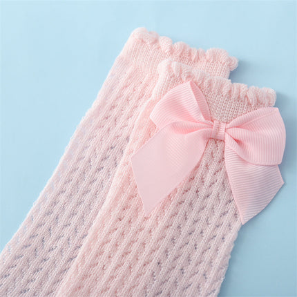 Charming Collection | Baby Socks with Large Bow Design | Soft Cotton for Stylish Comfort 6