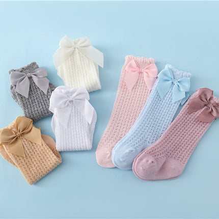 Charming Collection | Baby Socks with Large Bow Design | Soft Cotton for Stylish Comfort 7