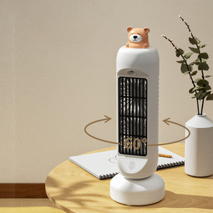 Charming Mini Bear | Air Cooler Humidifier Fan with 3-Speed Control | Compact Design for Ultimate Comfort 2