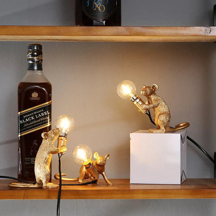 Charming Mouse Lamp | Unique Playful Design with Warm Light | Perfect for Kids' Rooms and Living Spaces 4