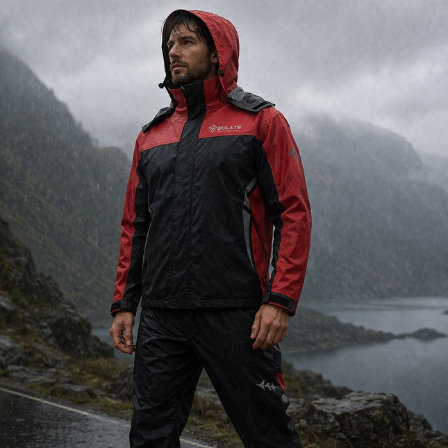 Waterproof Rain Suit, Windproof Rain Gear for Cycling and Hiking, Lightweight Waterproof Clothing for Commuting_01