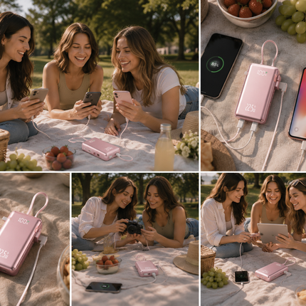 Vepine Power Bank | Portable Charger with Intelligent Display & Fast Charging | 22500mAh Capacity for On-the-Go Power