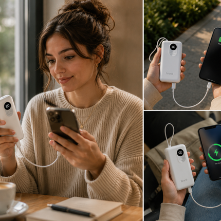 Best Portable Charger | Best Power Bank with Digital Display & Intelligent Charging | Portable Power Bank for iPhone, Samsung & Android