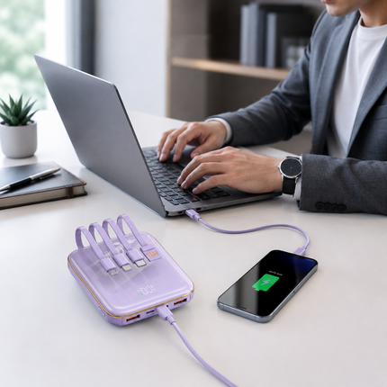 Vepine Best Power Bank | Best Portable Charger with Fast Charging & Five Charging Ports | Portable Power Bank for iPhone, Samsung & Android
