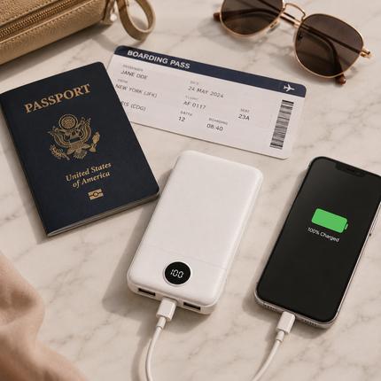 Vepine Best Power Bank | Best Portable Charger with Intelligent LCD Display & Dual USB Ports | Portable Power Bank for iPhone, Samsung & Android