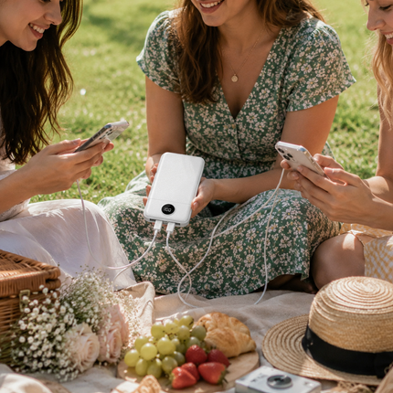 Vepine Best Power Bank | Best Portable Charger with Intelligent LCD Display & Dual USB Ports | Portable Power Bank for iPhone, Samsung & Android