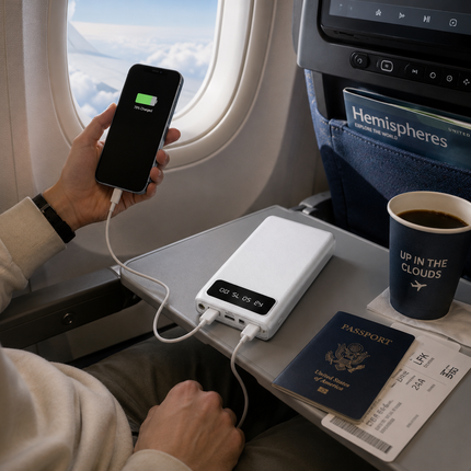Vepine Best Power Bank | Best Portable Charger with Intelligent LCD Display & Dual USB Ports | High-Capacity Portable Power Bank for iPhone, Samsung & Android