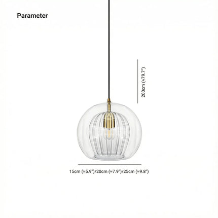 Chic Double Glass Pendant Light | Adjustable Dimming & Brass-Style Finish | Versatile Ceiling Lighting for Bright Illumination 7
