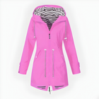 Chic Extended Raincoat | Weather-Resistant Women's Rain Jacket with Customizable Hood | Stylish Protection for All Occasions 0