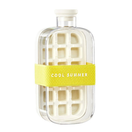 Chic Hydration | 2-in-1 Ice Cube Bottle with Space-Saving Design | Portable & Stylish for Refreshing Drinks 7