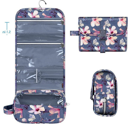Chic Makeup Storage Bag | Portable Hanging Organizer with Multiple Compartments for Effortless Travel 7
