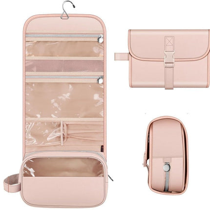 Chic Makeup Storage Bag | Portable Hanging Organizer with Multiple Compartments for Effortless Travel 8