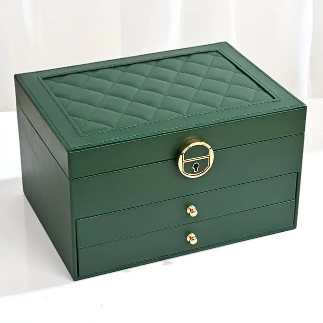 Chic Multi-Layer Jewelry Organizer with Pull-Out Drawers for Easy Access 0