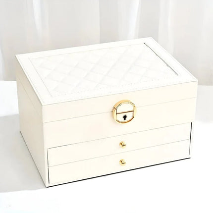 Chic Multi-Layer Jewelry Organizer with Pull-Out Drawers for Easy Access 7