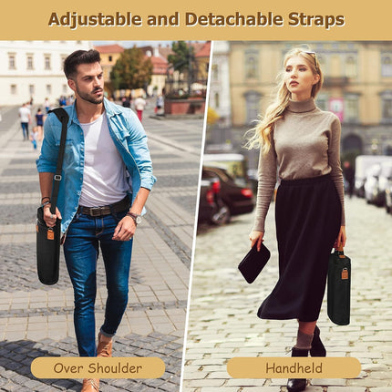 ChillMate | Insulated Dual Wine Bottle Carrier Bag with Padded Divider | Leakproof Design for Optimal Temperature 4