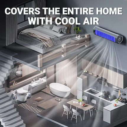 ChillMate | Portable AC Unit with 3 Adjustable Speeds | Compact Mini Air Conditioner for Work and Travel 2