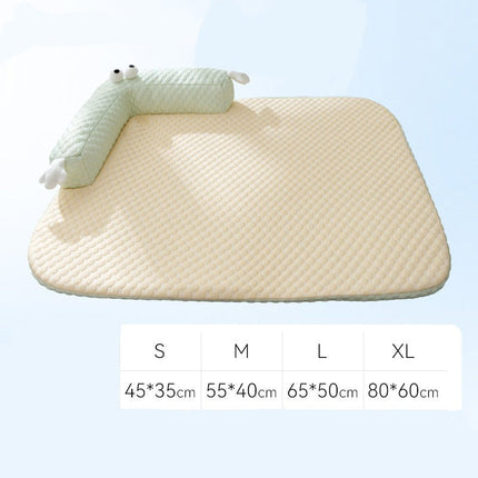 ChillOut | Dog Cooling Mat with Plush Silk Fabric | Comfortable Relief for Hot Days 1