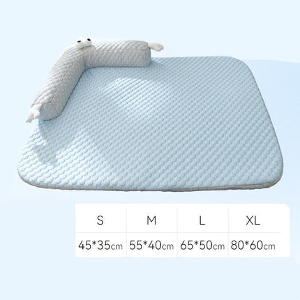 ChillOut | Dog Cooling Mat with Plush Silk Fabric | Comfortable Relief for Hot Days 2