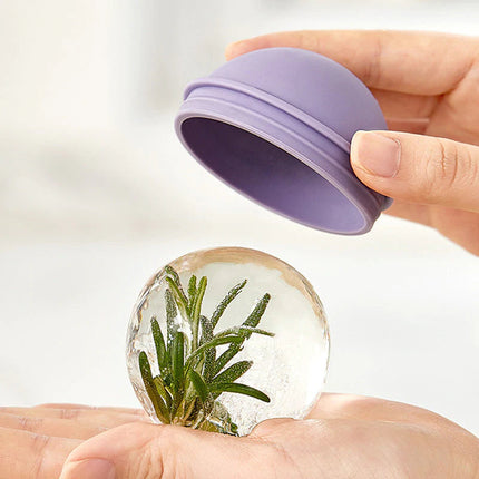 ChillSphere | Round Silicone Ice Cream Mold with Quick Release Base | Perfect for Crafting 6cm Ice Balls 1