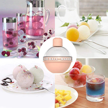 ChillSphere | Round Silicone Ice Cream Mold with Quick Release Base | Perfect for Crafting 6cm Ice Balls 2