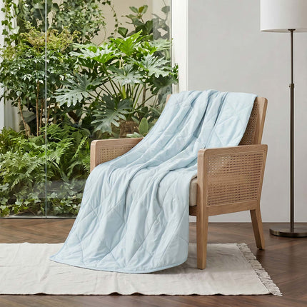 Chill Comfort | Cooling Blanket for Bed with Japanese Fabric Technology | Lightweight Design for Hot Sleepers 4