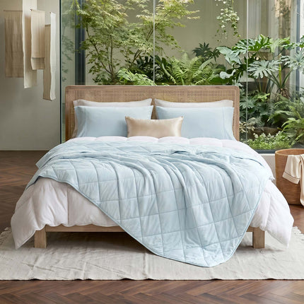 Chill Comfort | Cooling Blanket for Bed with Japanese Fabric Technology | Lightweight Design for Hot Sleepers 5