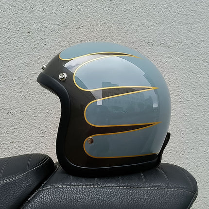 DOT Approved Motorcycle Helmet, Low Profile Motorcycle Helmet with Fiberglass Shell – image 10