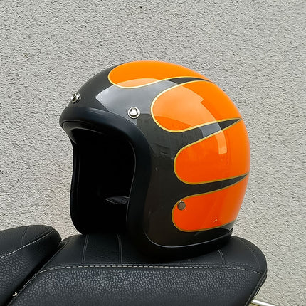 DOT Approved Motorcycle Helmet, Low Profile Motorcycle Helmet with Fiberglass Shell – image 12