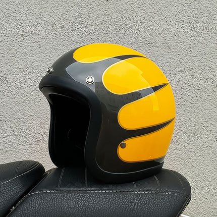 DOT Approved Motorcycle Helmet, Vintage Biker Helmet – image 11